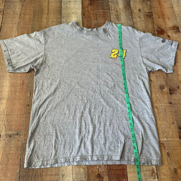 Jeff Gordon Chase Authentics NASCAR Gray T-Shirt Size L Cotton Graphic Tee - Picture 3 of 10
